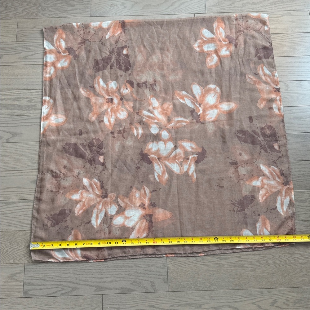 Muted Floral Viscose Scarf - Picture 2 of 7